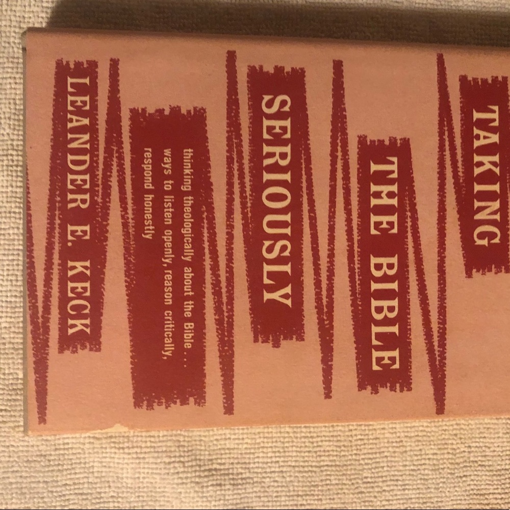 Taking The Bible Seriously